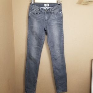 Paige || gray verdugo ultra skinny jeans